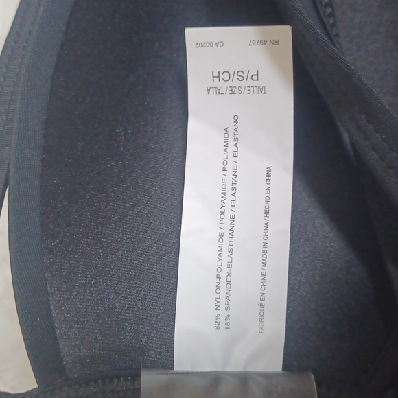 New Hot Water black baiting suit top with gold clasp. - Picture 5 of 7